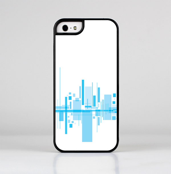 The Abstract Blue Skyline View Skin-Sert for the Apple iPhone 5-5s Skin-Sert Case