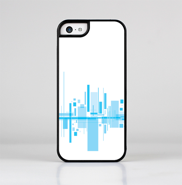 The Abstract Blue Skyline View Skin-Sert for the Apple iPhone 5c Skin-Sert Case