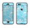 The Abstract Blue & White Waves Apple iPhone 6 Plus LifeProof Nuud Case Skin Set