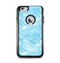 The Abstract Blue & White Waves Apple iPhone 6 Plus Otterbox Commuter Case Skin Set
