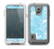 The Abstract Blue & White Waves Skin for the Samsung Galaxy S5 frē LifeProof Case