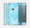 The Abstract Blue & White Waves Skin for the Apple iPhone 6 Plus