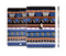 The Abstract Blue and Brown Shaped Aztec Skin Set for the Apple iPad Air 2