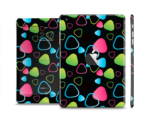The Abstract Bright Colored Picks Full Body Skin Set for the Apple iPad Mini 2