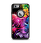 The Abstract Bright Neon Floral Apple iPhone 6 Otterbox Defender Case Skin Set