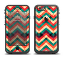 The Abstract Colorful Chevron Skin Set for the Apple iPhone 6 LifeProof Fre Case