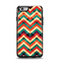 The Abstract Fall Colored Chevron Pattern Apple iPhone 6 Otterbox Symmetry Case Skin Set