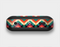 The Abstract Fall Colored Chevron Pattern Skin Set for the Beats Pill Plus