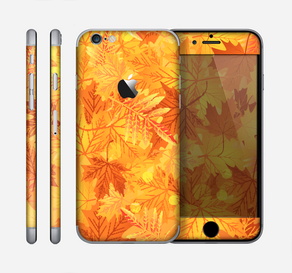 The Abstract Fall Leaves Skin for the Apple iPhone 6