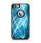 The Abstract Glowing Blue Swirls Apple iPhone 6 Otterbox Defender Case Skin Set