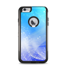 The Abstract Light Blue Scattered Snowflakes Apple iPhone 6 Plus Otterbox Commuter Case Skin Set