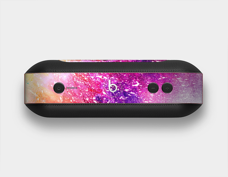 The Abstract Neon Paint Explosion Skin Set for the Beats Pill Plus