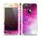 The Abstract Neon Paint Explosion Skin Set for the Apple iPhone 5