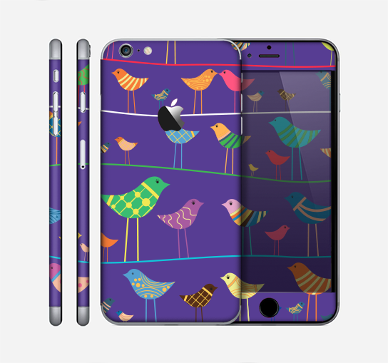 The Abstract Pattern-Filled Birds Skin for the Apple iPhone 6 Plus