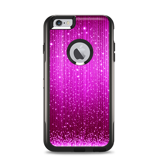 The Abstract Pink Neon Rain Curtain Apple iPhone 6 Plus Otterbox Commuter Case Skin Set