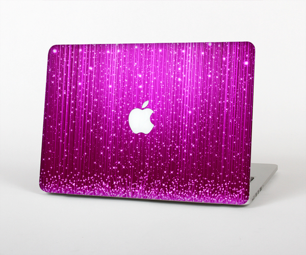 The Abstract Pink Neon Rain Curtain Skin for the Apple MacBook Pro Retina 15"