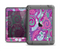 The Abstract Pink & Purple Vector Swirled Pattern Apple iPad Mini LifeProof Nuud Case Skin Set