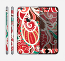 The Abstract Red & Green Vector Pattern Skin for the Apple iPhone 6