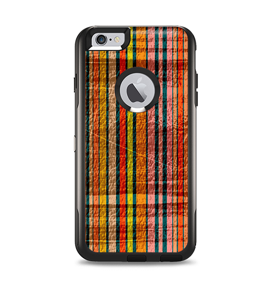 The Abstract Retro Stripes Apple iPhone 6 Plus Otterbox Commuter Case Skin Set