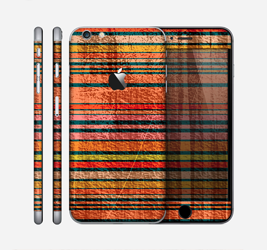 The Abstract Retro Stripes Skin for the Apple iPhone 6 Plus