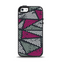 The Abstract Striped Vibrant Trangles Apple iPhone 5-5s Otterbox Symmetry Case Skin Set