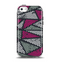 The Abstract Striped Vibrant Trangles Apple iPhone 5c Otterbox Symmetry Case Skin Set
