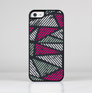 The Abstract Striped Vibrant Trangles Skin-Sert for the Apple iPhone 5c Skin-Sert Case