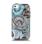 The Abstract Subtle Toned Floral Strokes Apple iPhone 5c Otterbox Symmetry Case Skin Set