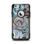 The Abstract Subtle Toned Floral Strokes Apple iPhone 6 Otterbox Commuter Case Skin Set