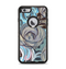 The Abstract Subtle Toned Floral Strokes Apple iPhone 6 Plus Otterbox Defender Case Skin Set