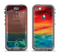 The Abstract Sunset Painting Apple iPhone 5c LifeProof Nuud Case Skin Set