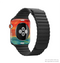 The Abstract Sunset Painting Full-Body Skin Kit for the Apple Watch