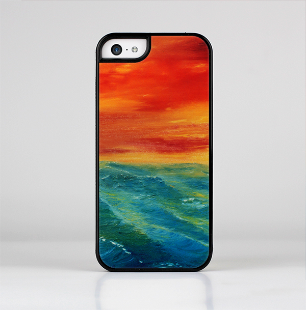 The Abstract Sunset Painting Skin-Sert Case for the Apple iPhone 5c