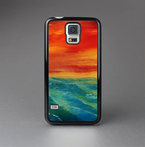 The Abstract Sunset Painting Skin-Sert Case for the Samsung Galaxy S5