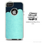 The Abstract Swirly Blues Skin For The iPhone 4-4s or 5-5s Otterbox Commuter Case