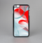 The Abstract Teal & Red Love Connect Skin-Sert Case for the Apple iPhone 6