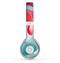 The Abstract Teal & Red Love Connect Skin for the Beats by Dre Solo 2 Headphones