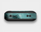 The Abstract Teal and Black Curves Skin Set for the Beats Pill Plus