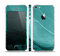The Abstract Teal and Black Curves Skin Set for the Apple iPhone 5