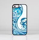 The Abstract Vibrant Blue Swirled Skin-Sert Case for the Apple iPhone 5c