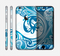 The Abstract Vibrant Blue Swirled Skin for the Apple iPhone 6