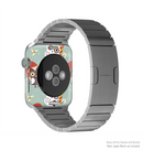 The Abstract Vintage Christmas Owls Full-Body Skin Kit for the Apple Watch