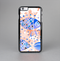 The Abstract White and Blue Fish Fossil Skin-Sert Case for the Apple iPhone 6