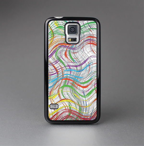 The Abstract Woven Color Pattern Skin-Sert Case for the Samsung Galaxy S5