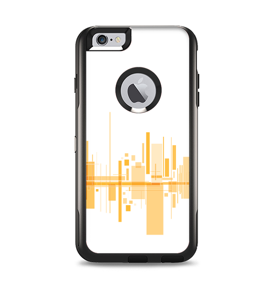 The Abstract Yellow Skyline View Apple iPhone 6 Plus Otterbox Commuter Case Skin Set