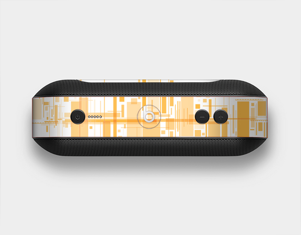The Abstract Yellow Skyline View Skin Set for the Beats Pill Plus