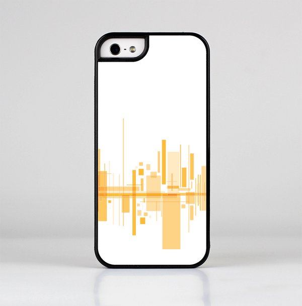 The Abstract Yellow Skyline View Skin-Sert for the Apple iPhone 5-5s Skin-Sert Case