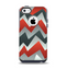 The Abstract ZigZag Pattern v4 Apple iPhone 5c Otterbox Commuter Case Skin Set
