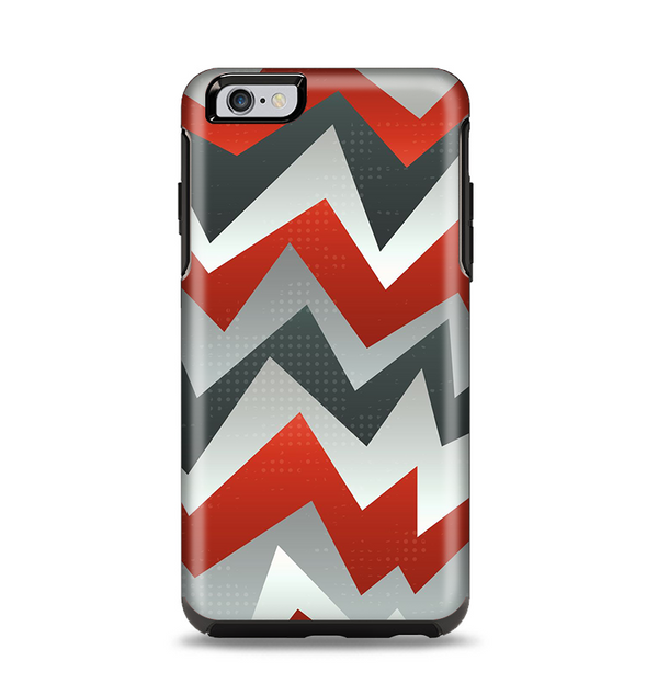 The Abstract ZigZag Pattern v4 Apple iPhone 6 Plus Otterbox Symmetry Case Skin Set
