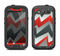 The Abstract ZigZag Pattern v4 Samsung Galaxy S4 LifeProof Nuud Case Skin Set